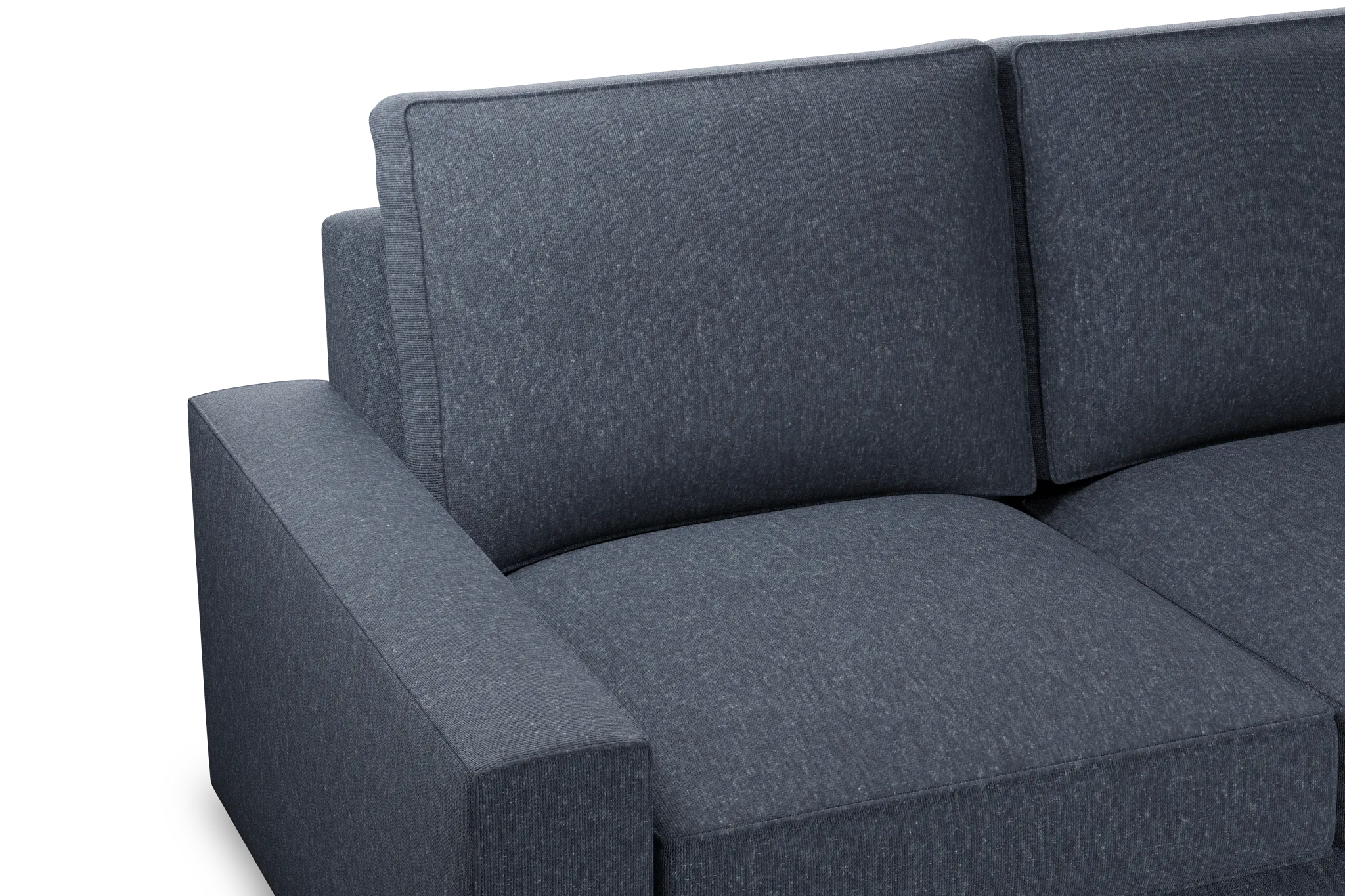 Edgewater Maguire Blue Medium Two-arm Sectional