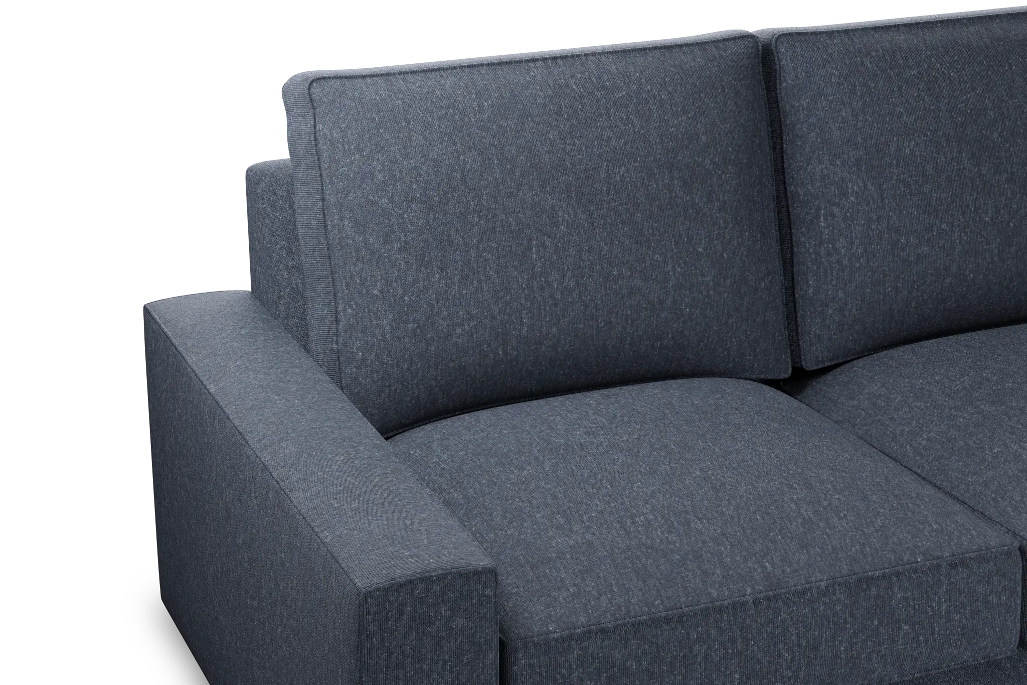 Edgewater Maguire Blue Medium Two-arm Sectional Edgewater Maguire Blue Medium Two-arm Sectional