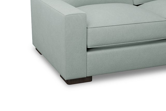 Edgewater Suave Light Green Medium Right Chaise Sectional