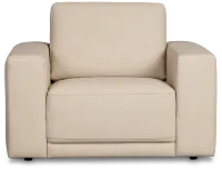 Kellan Ivory Leather Chair