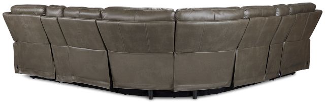 Jayden Gray Micro Large Dual Power Reclining Two-arm Sectional