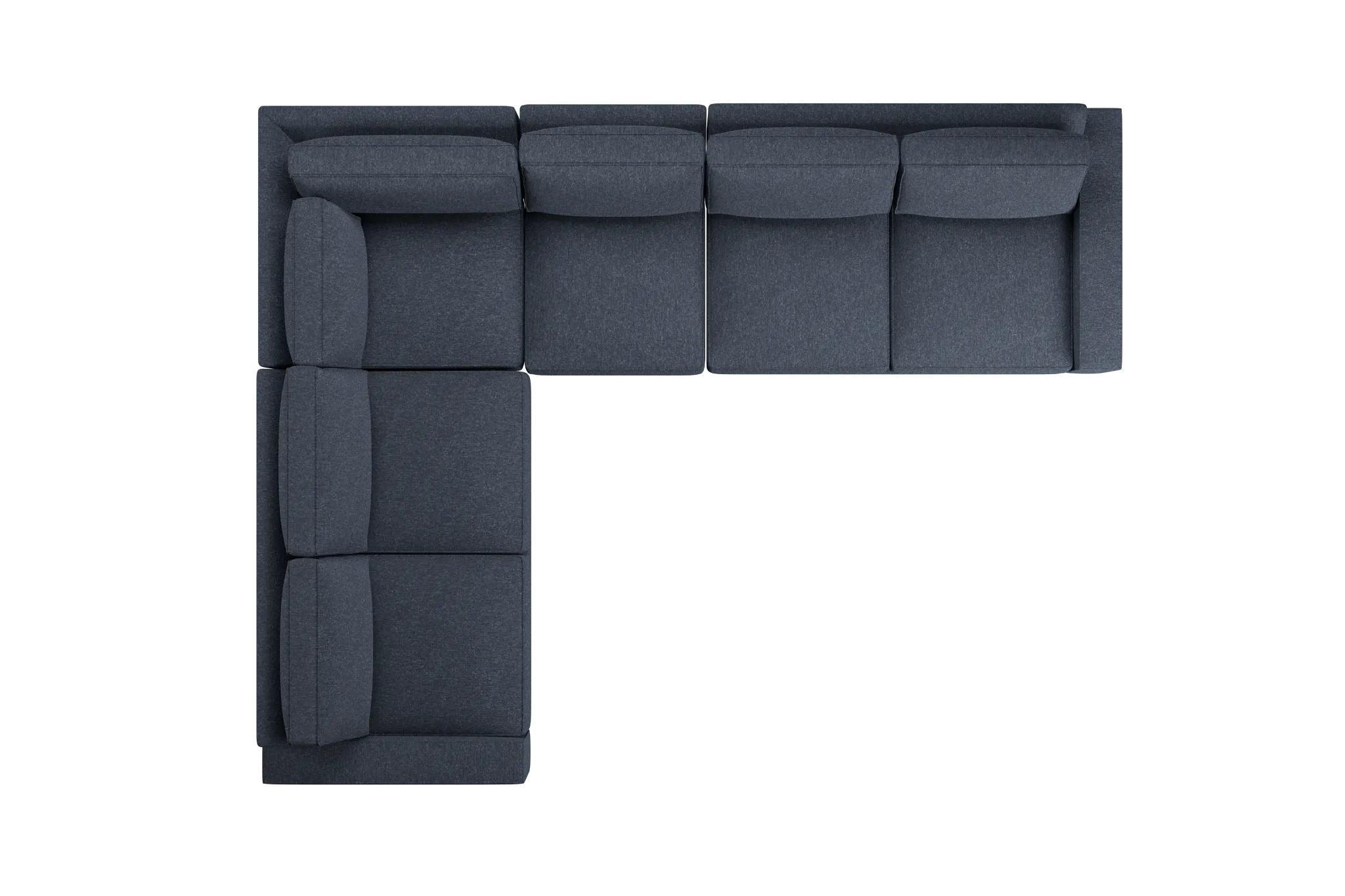 Edgewater Maguire Blue Medium Two-arm Sectional