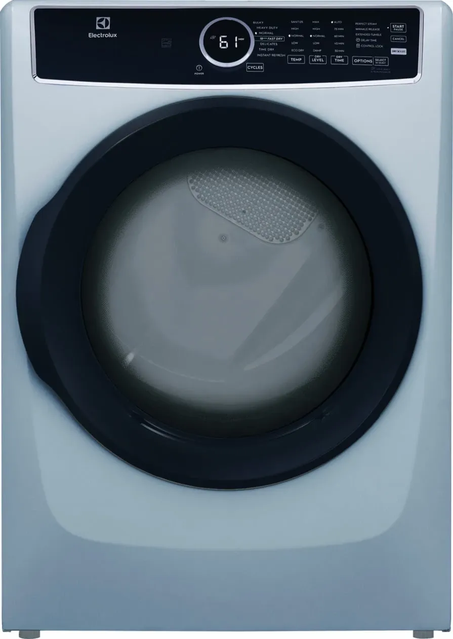 Electrolux 7437 Series Blue Front Load Gas Dryer