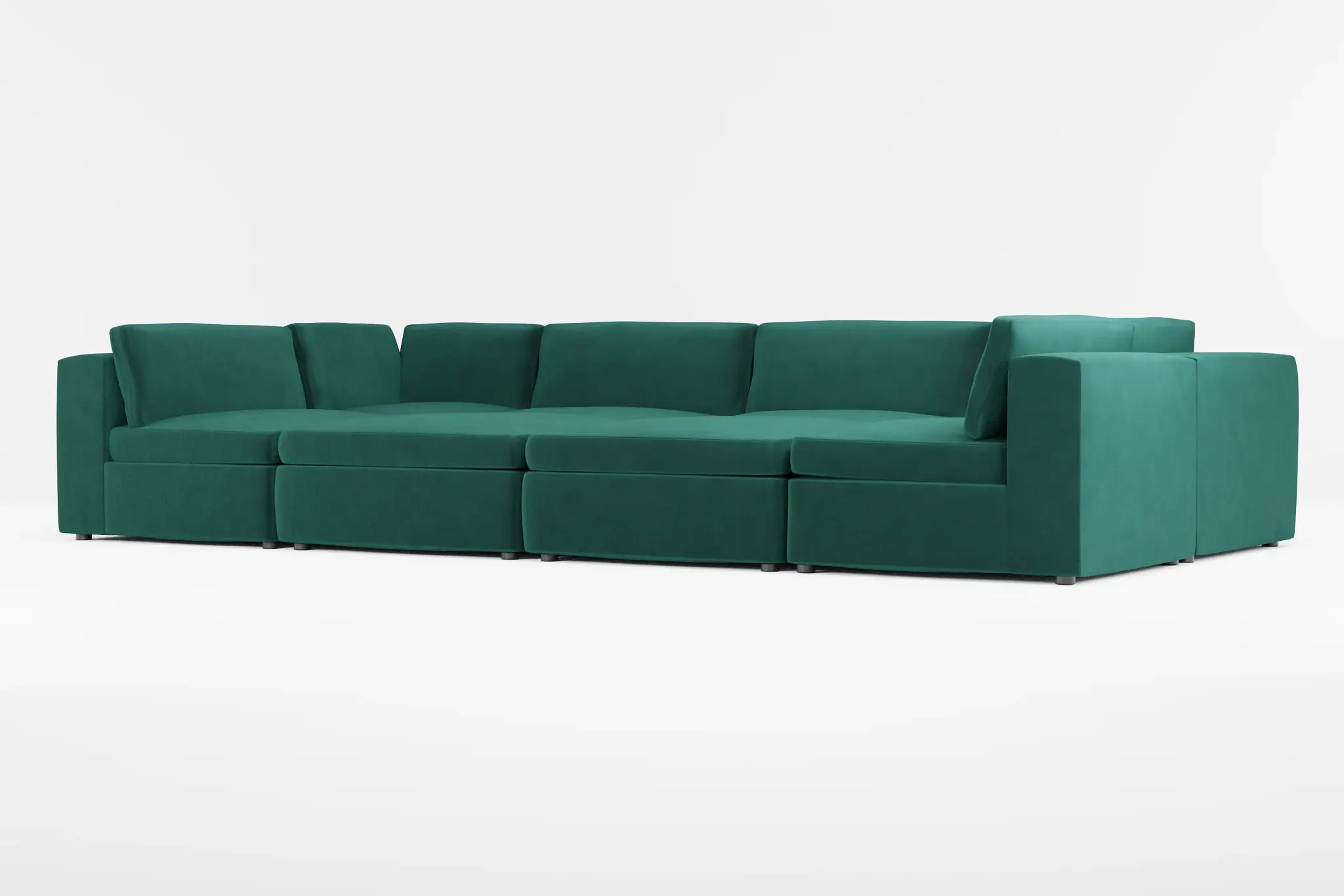 Destin Joya Green Velvet 8-piece Pit Sectional Destin Joya Green Velvet 8-piece Pit Sectional