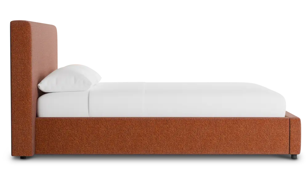 Grayton Elite Medium Brown 44" Upholstered Platform Bed Grayton Elite Medium Brown 44" Upholstered Platform Bed