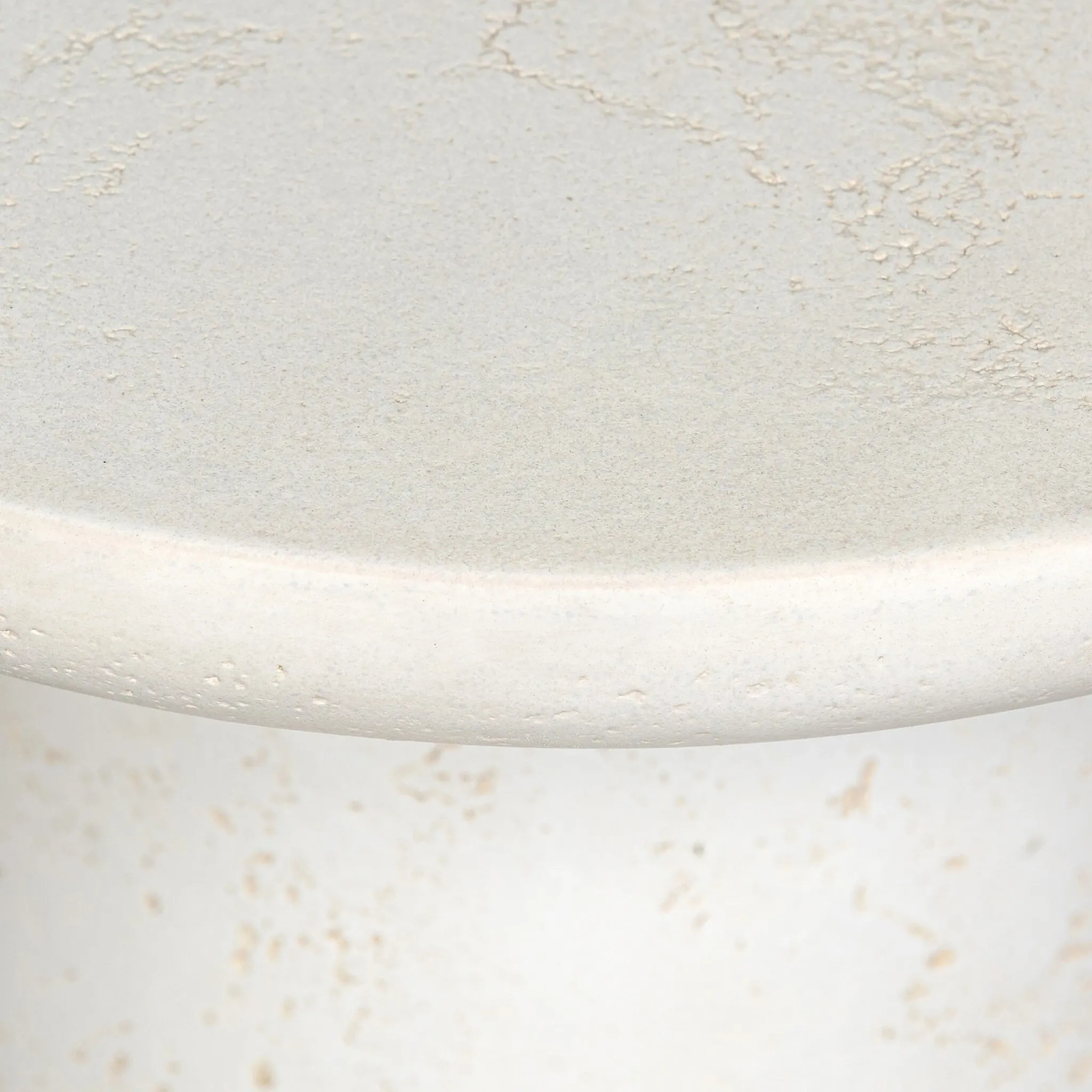 Four Hands Rye White Small End Table