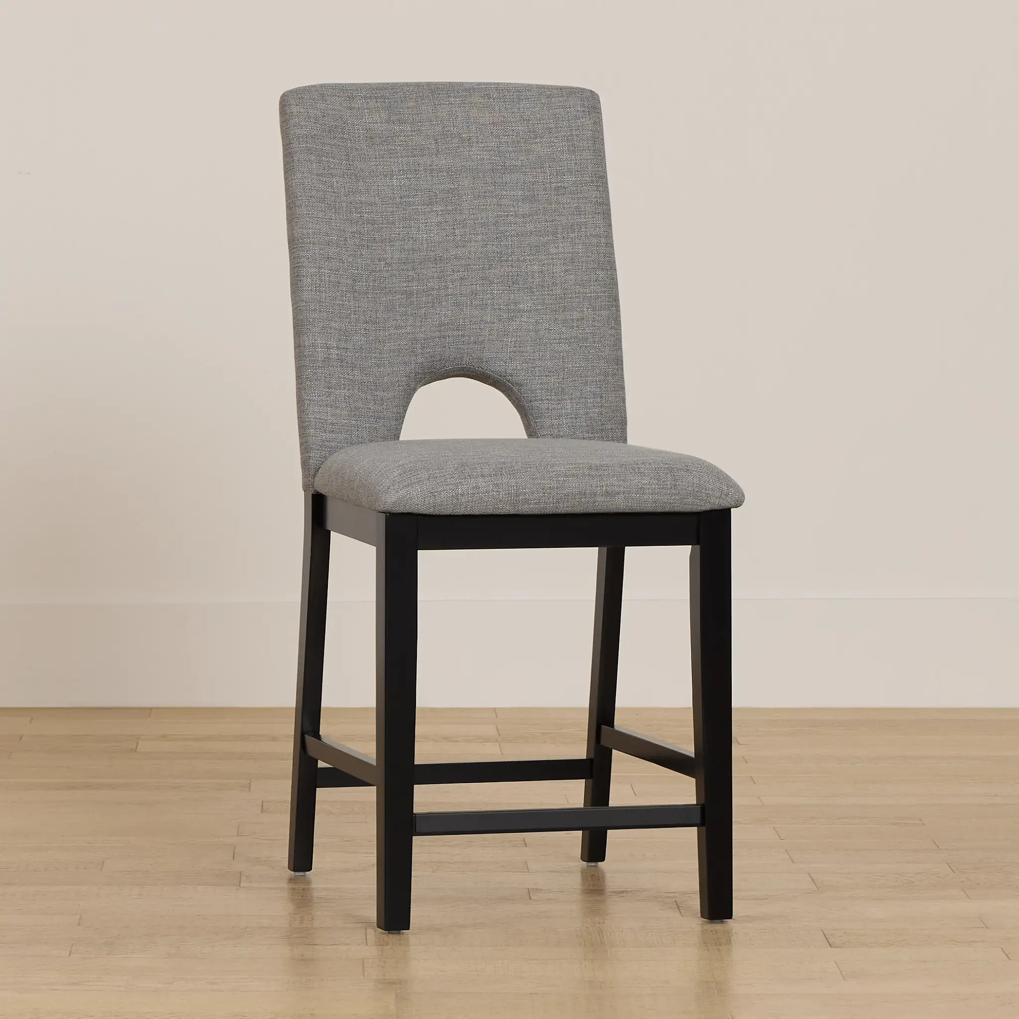 Oxford Graycurved 24" Upholstered Barstool Oxford Graycurved 24" Upholstered Barstool