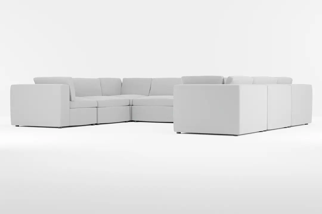 Destin Suave Gray Fabric 8-piece Modular Sectional Destin Suave Gray Fabric 8-piece Modular Sectional