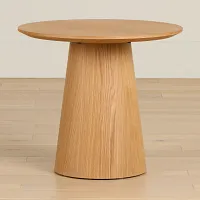 Nomad Light Tone Round End Table