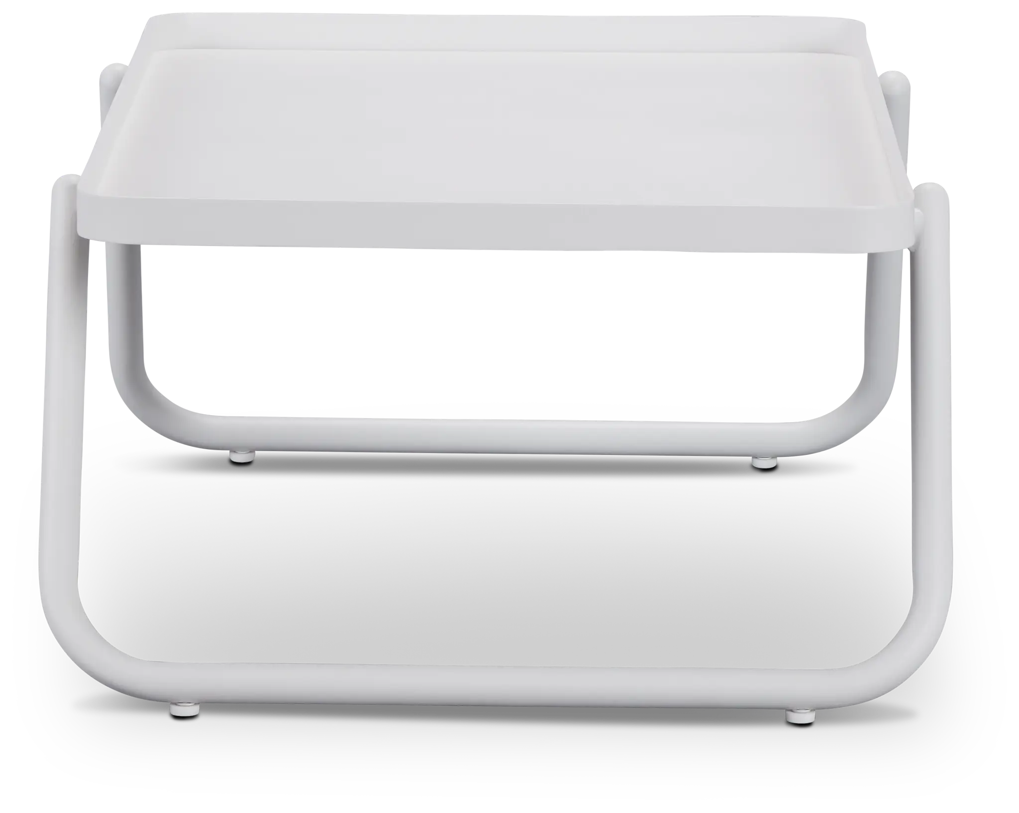 Tortuga White Rect End Table Tortuga White Rect End Table
