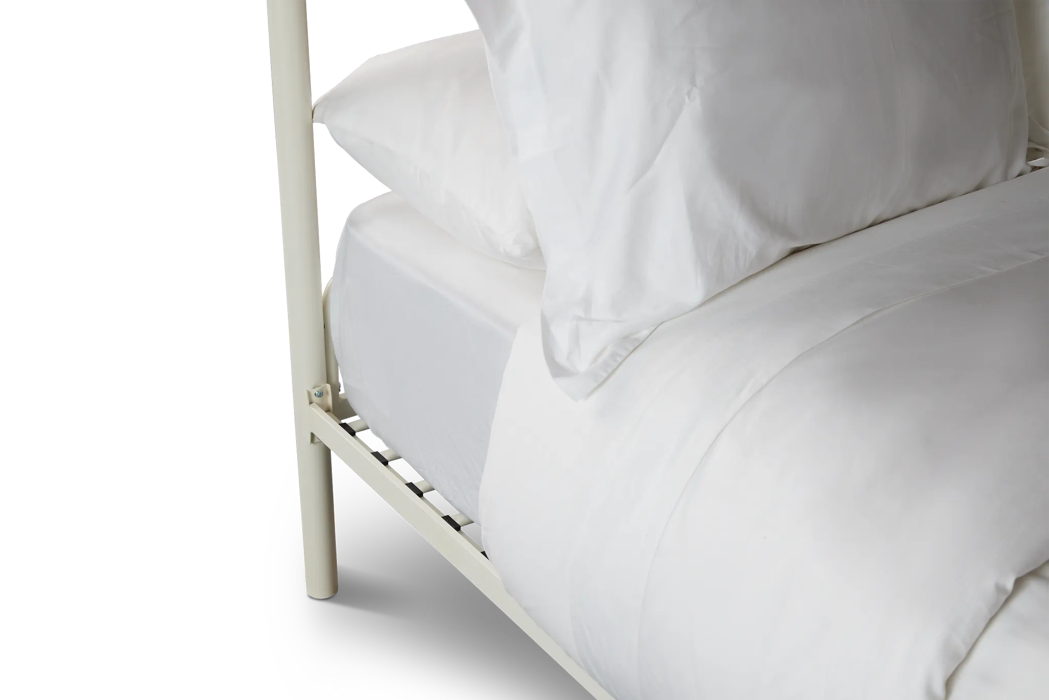 Rory White Metal Bunk Bed