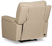 Fallon Beige Lthr/vinyl Power Recliner