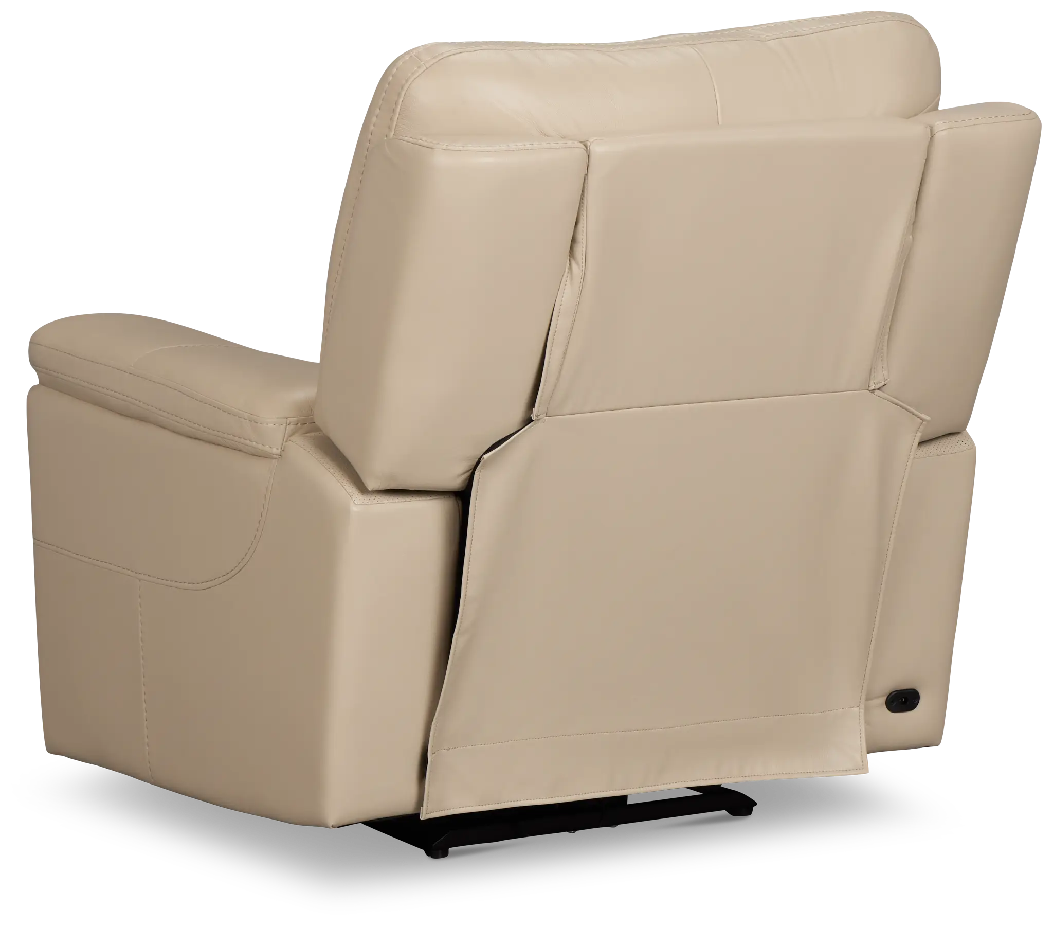 Fallon Beige Lthr/vinyl Power Recliner Fallon Beige Lthr/vinyl Power Recliner