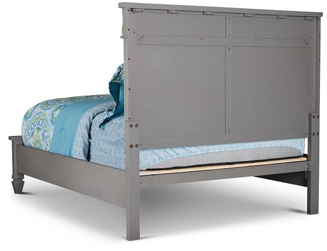 Marina Gray Panel Storage Bed