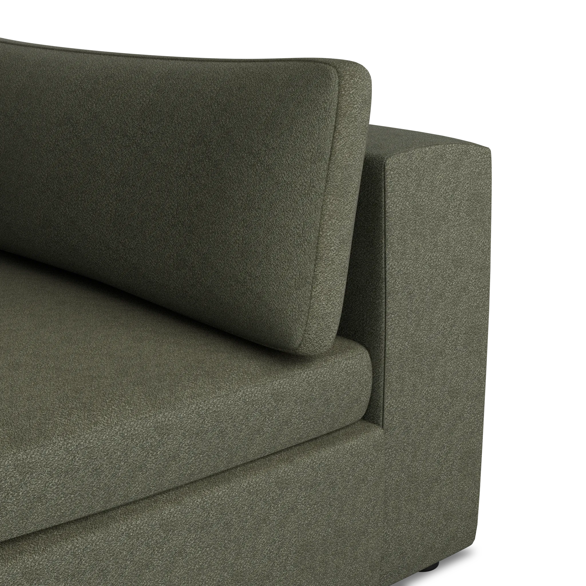 Destin Sutton Green Fabric 8-piece Modular Sectional