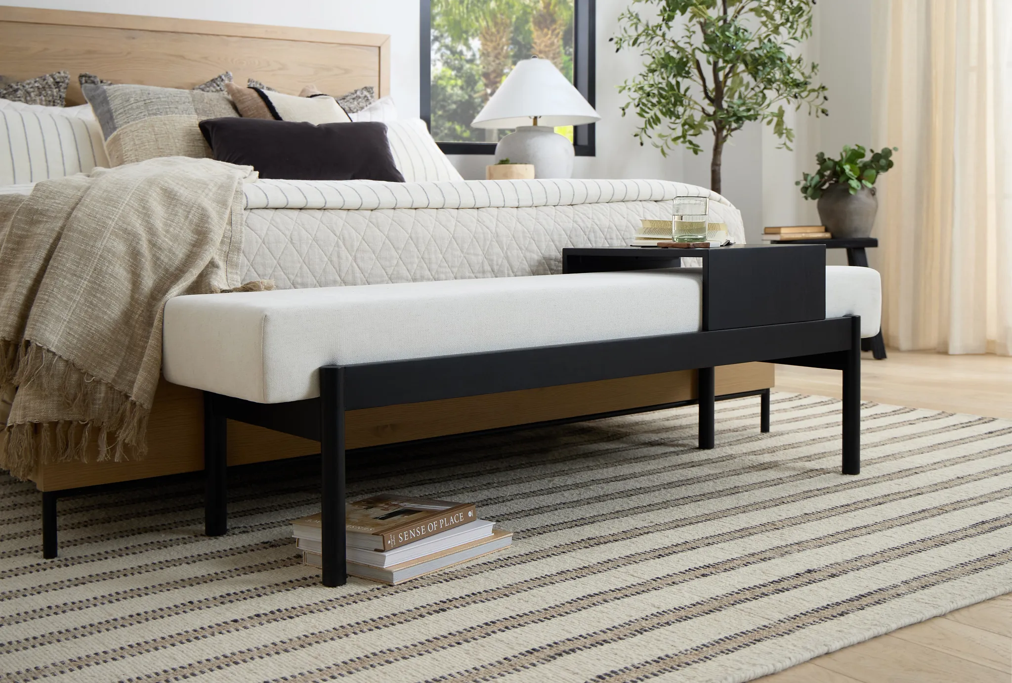 Highland Black Bench