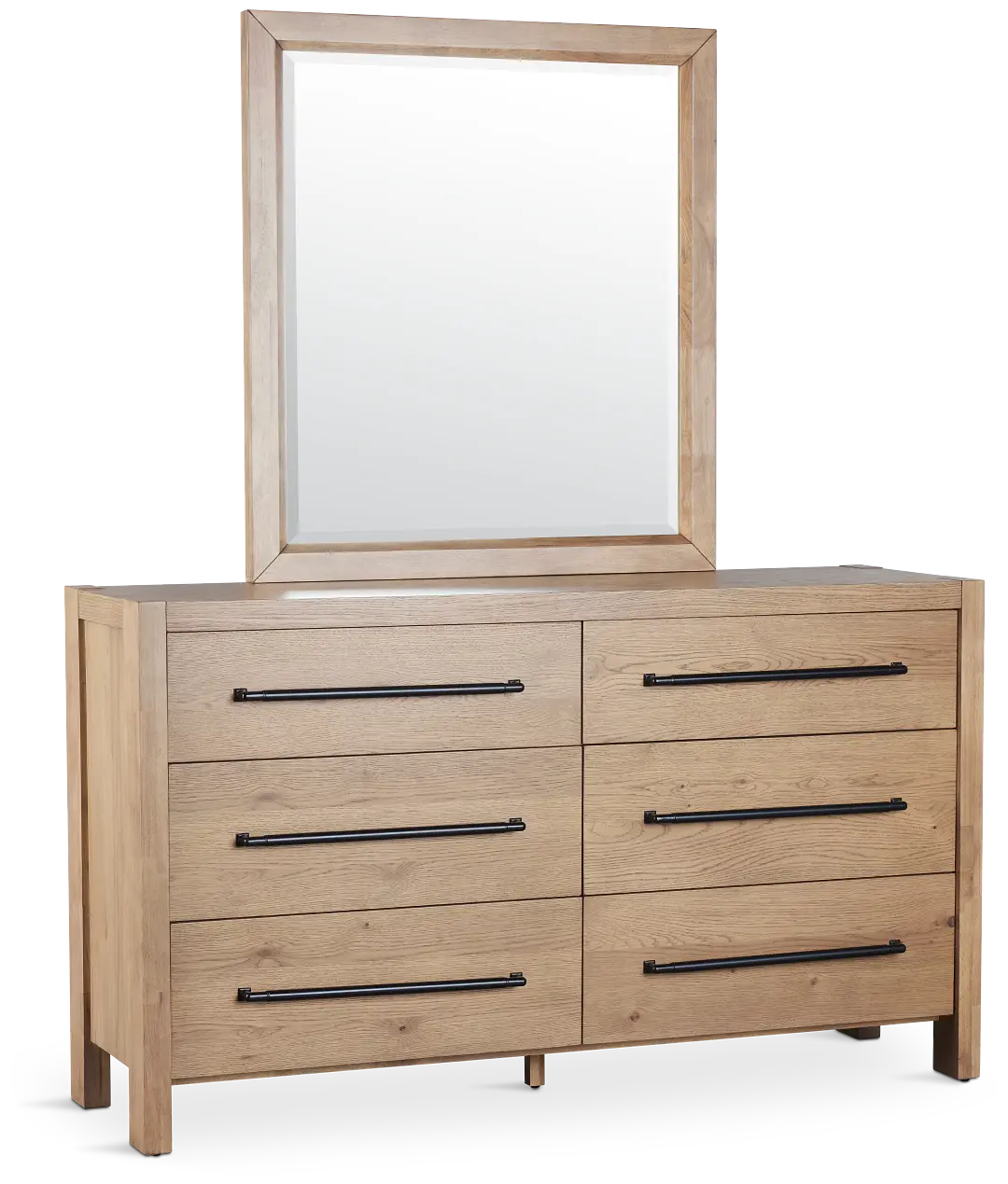 Tahoe Light Tone Dresser & Mirror Tahoe Light Tone Dresser & Mirror