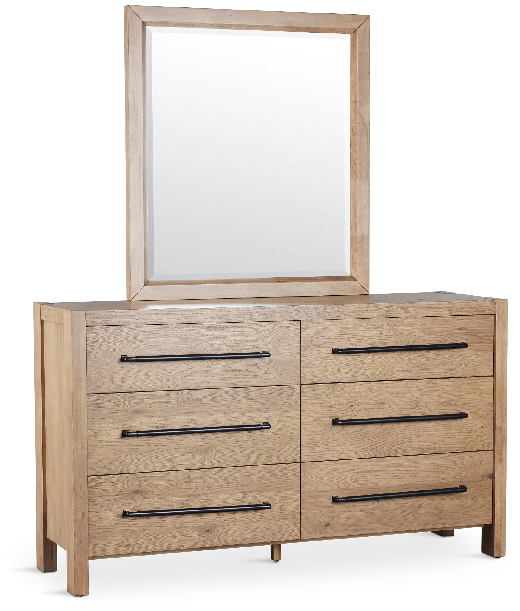 Tahoe Light Tone Dresser & Mirror Tahoe Light Tone Dresser & Mirror