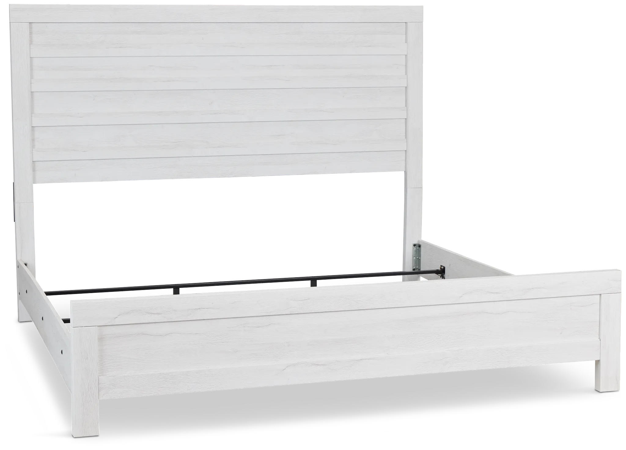 Everett White Panel Bed