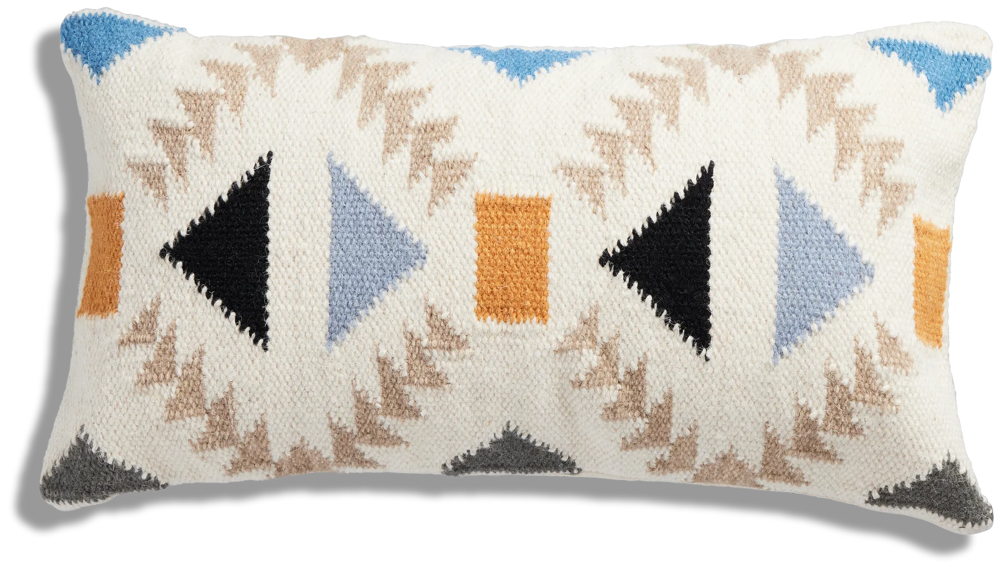 Allie Multicolored Lumbar Accent Pillow