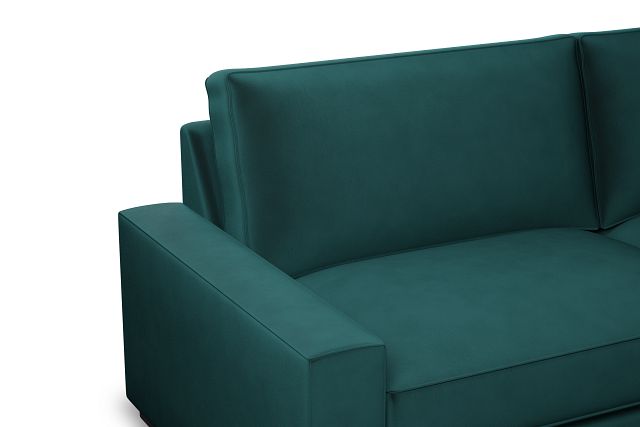 Edgewater Joya Teal 96" Sofa W/ 2 Cushions