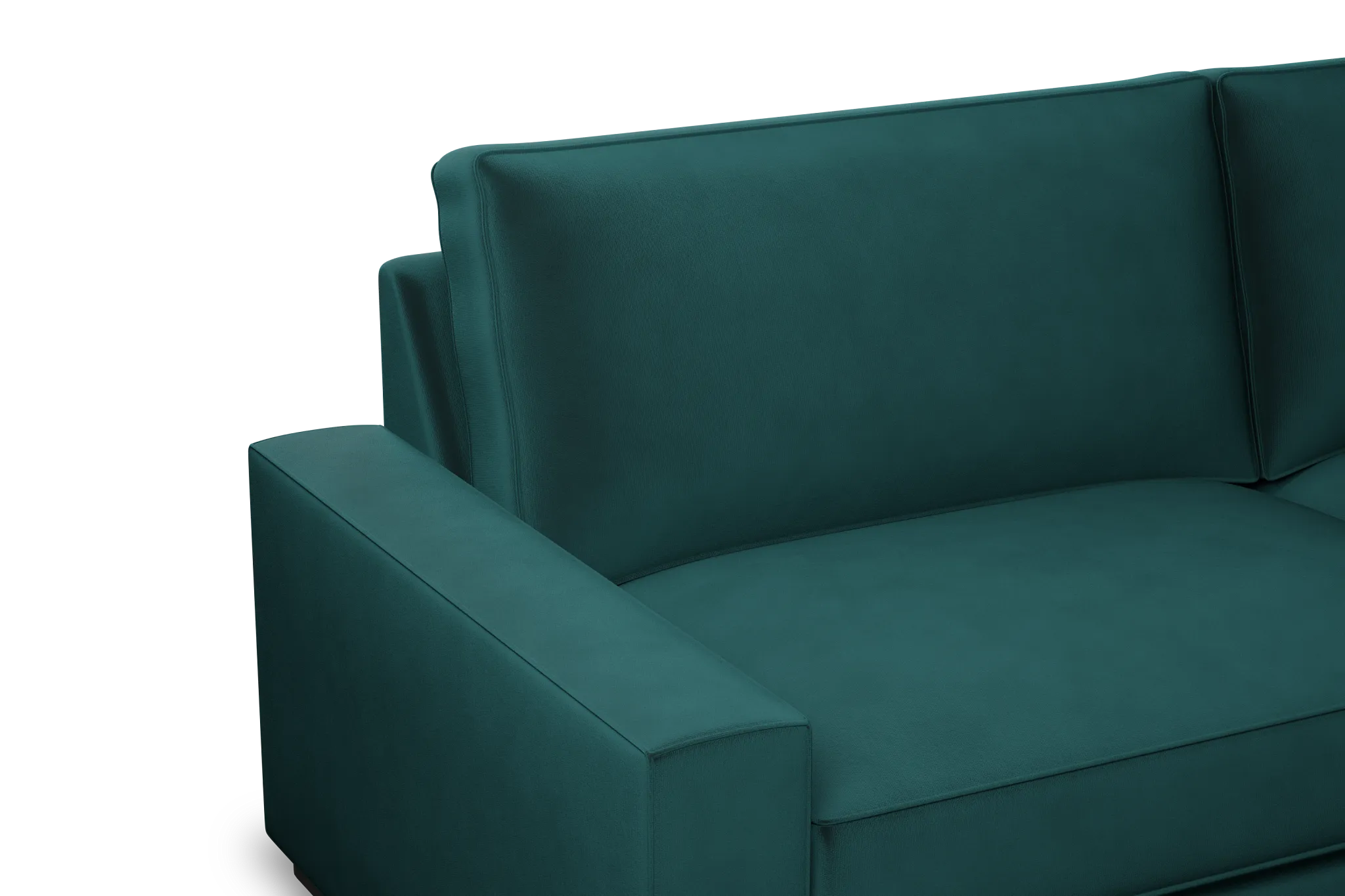 Edgewater Joya Teal 96" Sofa W/ 2 Cushions