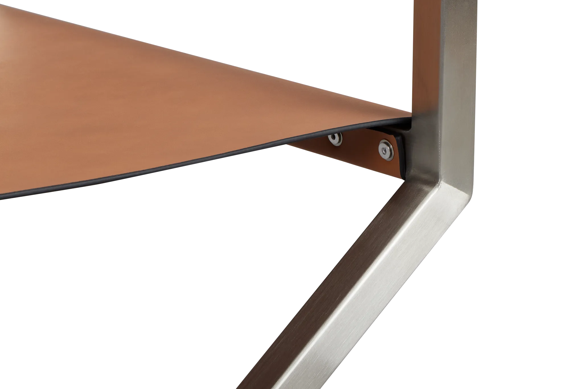 Haven Brown Chrome Upholstered Arm Chair