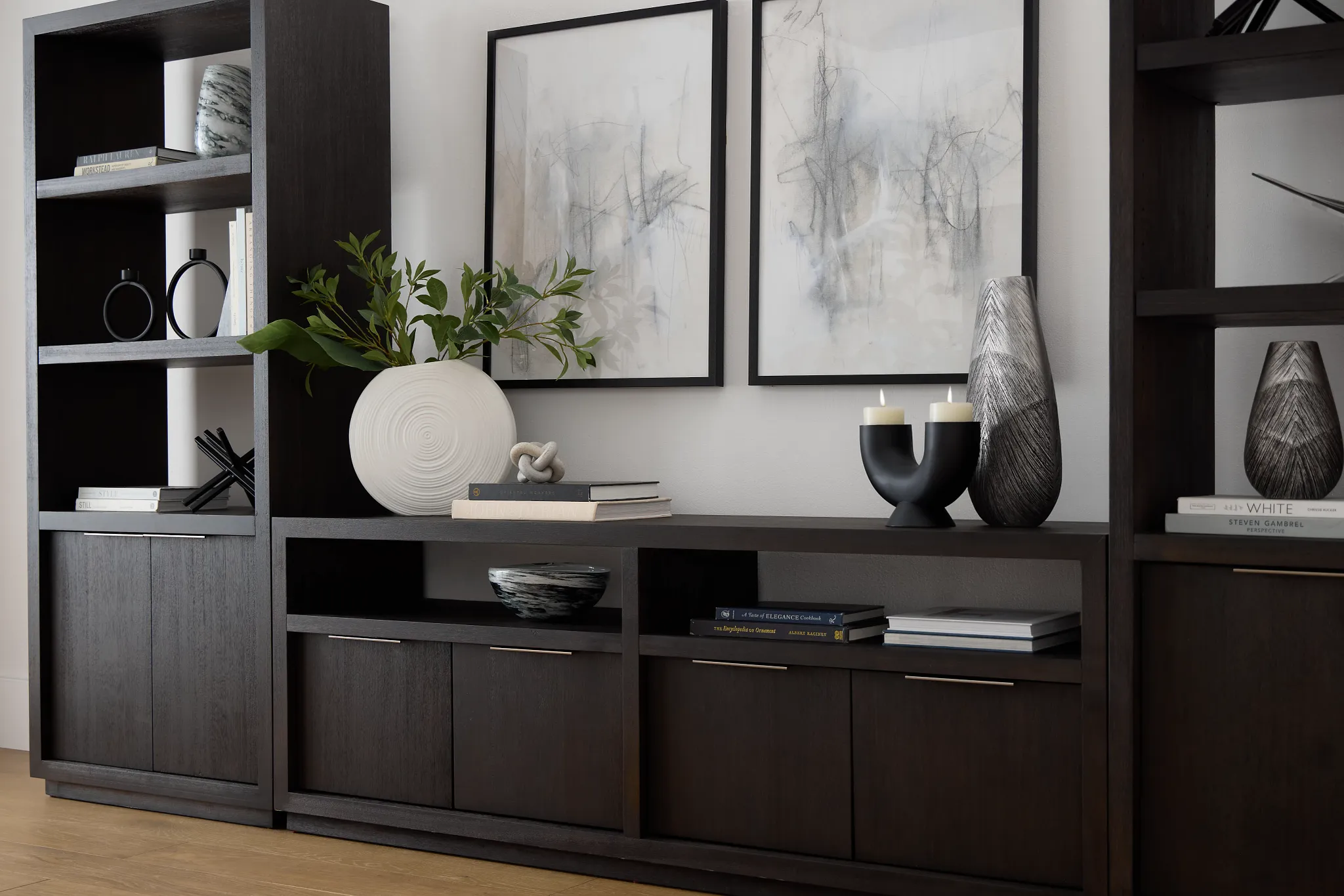 Madden Dark Tone Medium Entertainment Wall