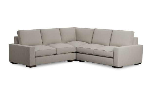 Edgewater Revenue Beige Small Two-arm Sectional