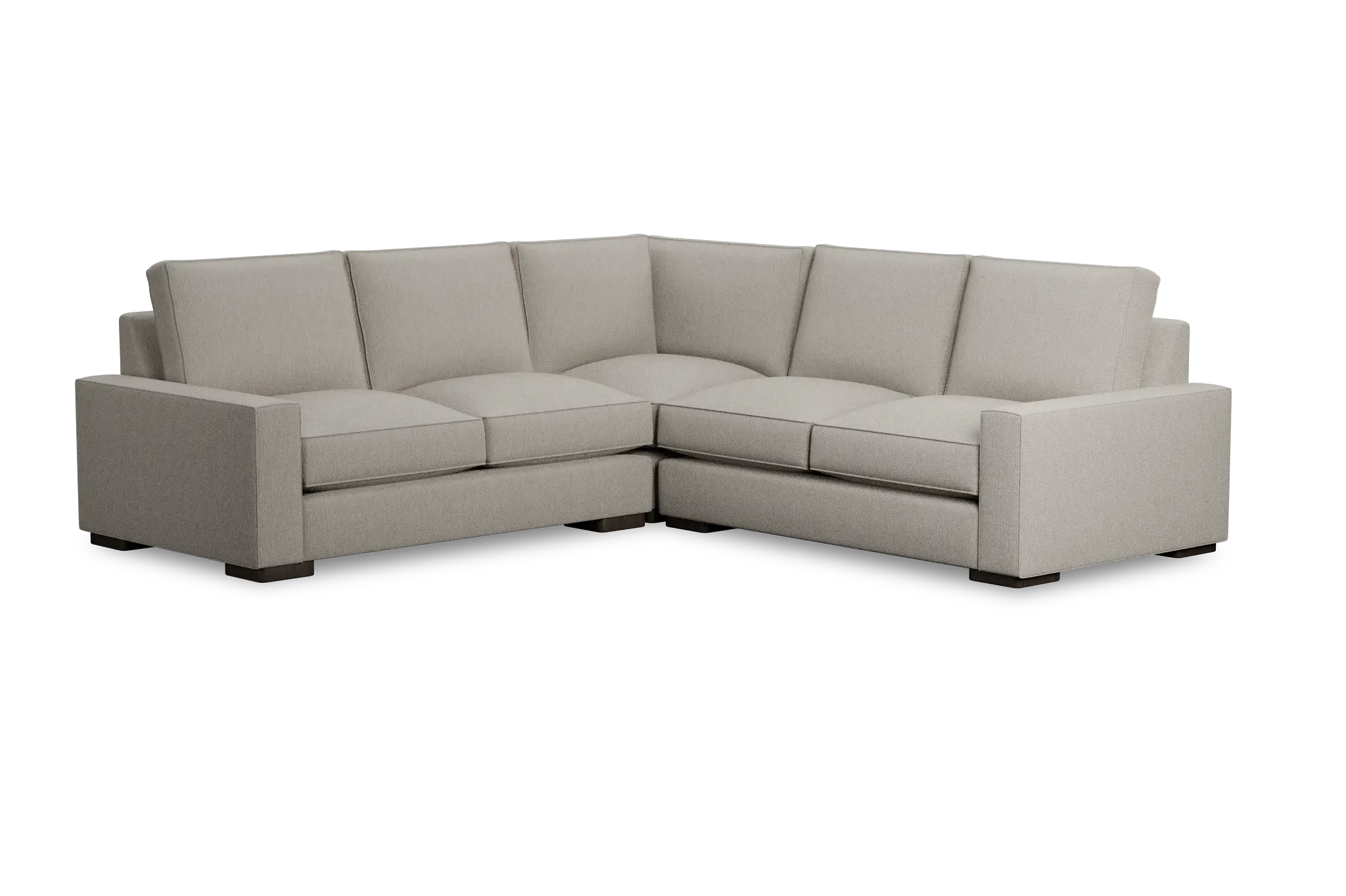 Edgewater Revenue Beige Small Two-arm Sectional Edgewater Revenue Beige Small Two-arm Sectional