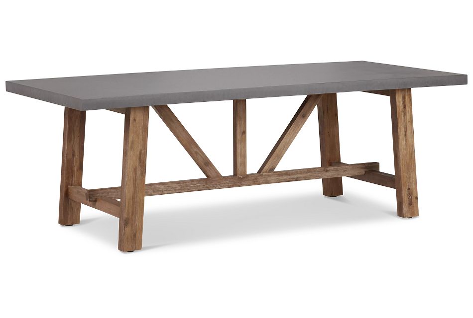 Canyon Concrete 86" Rectangular Table