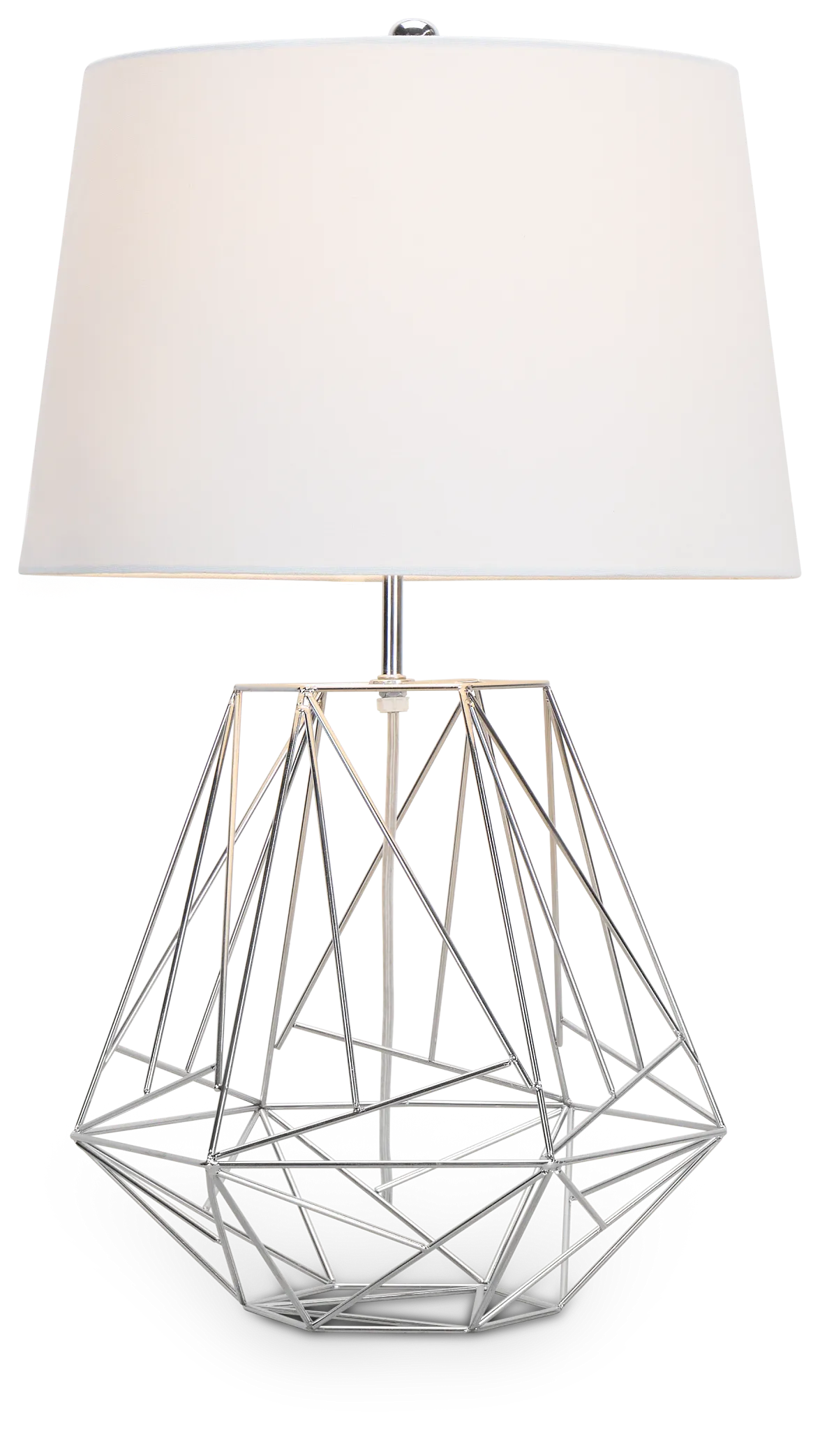 Cage Silver Table Lamp