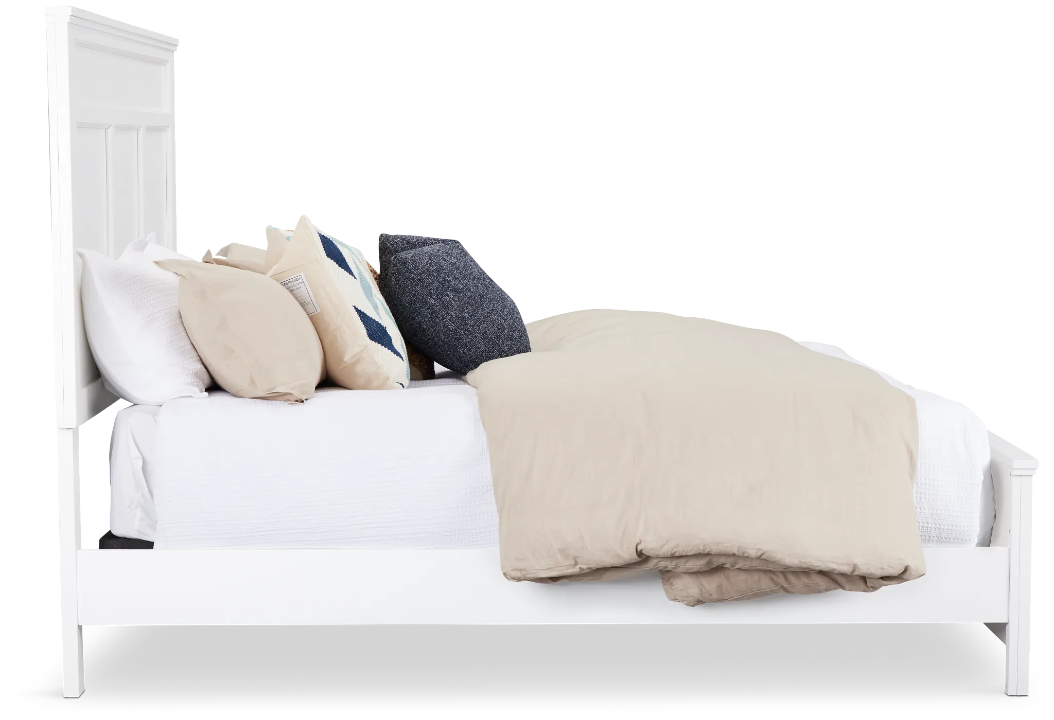 Seabrook White Panel Bed