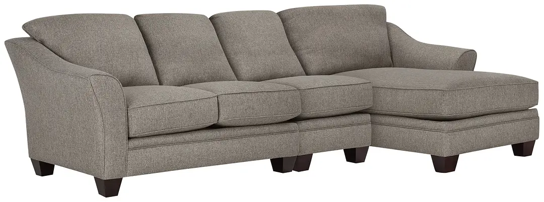 Avery Dark Gray Fabric Small Right Chaise Sectional Avery Dark Gray Fabric Small Right Chaise Sectional