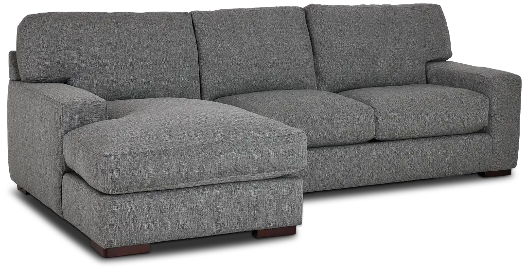 Veronica Dark Gray Down Left Chaise Sectional Veronica Dark Gray Down Left Chaise Sectional