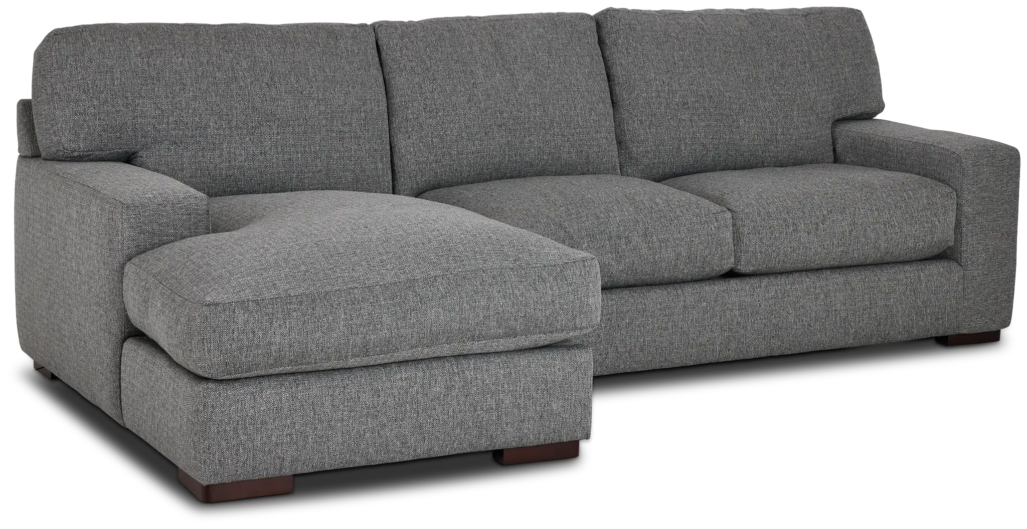 Veronica Dark Gray Down Left Chaise Sectional Veronica Dark Gray Down Left Chaise Sectional