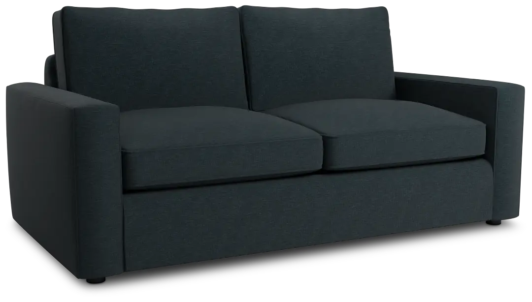 Siesta Elevation Dark Blue Fabric Memory Foam Sleeper Siesta Elevation Dark Blue Fabric Memory Foam Sleeper