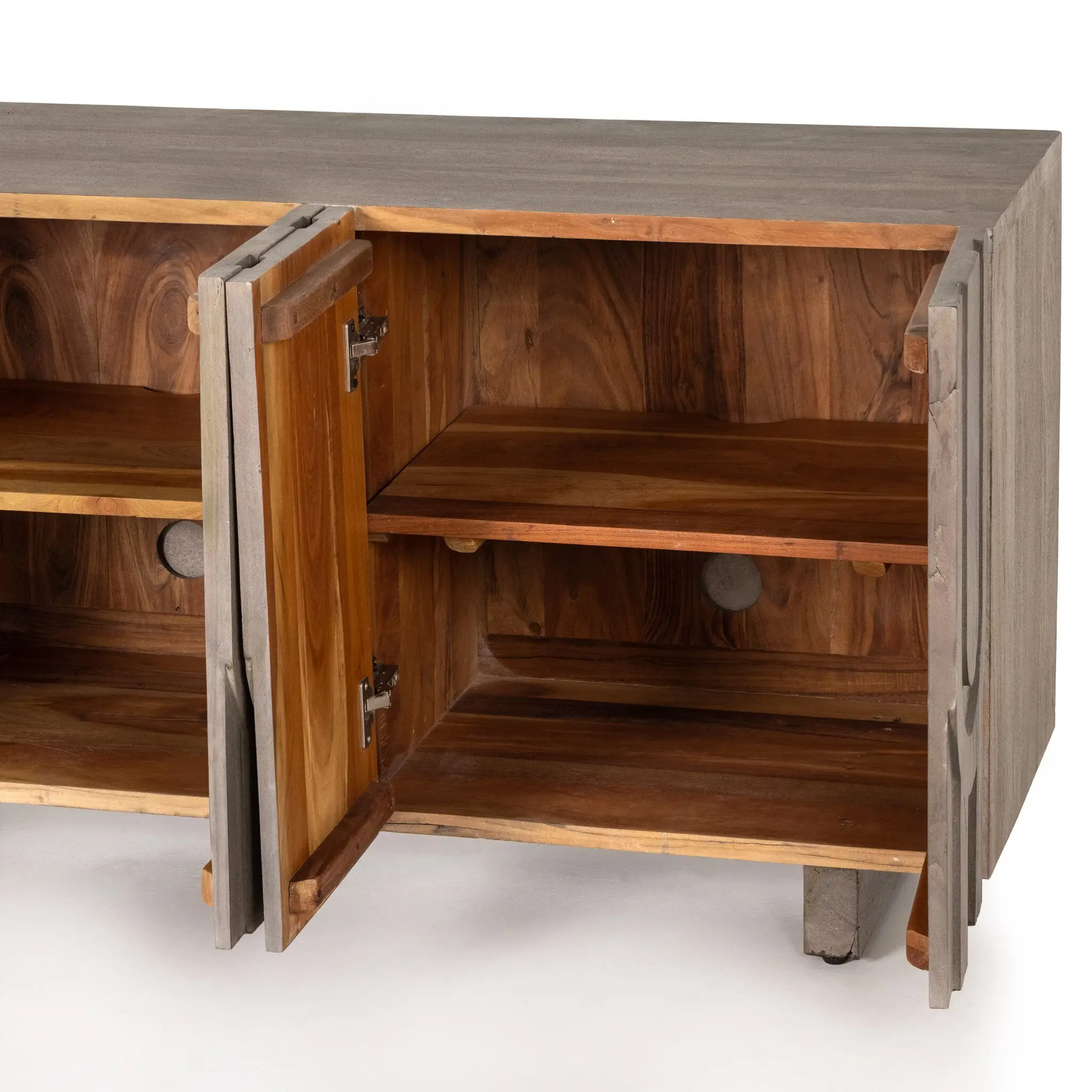 Four Hands Yana Gray Media Console Four Hands Yana Gray Media Console