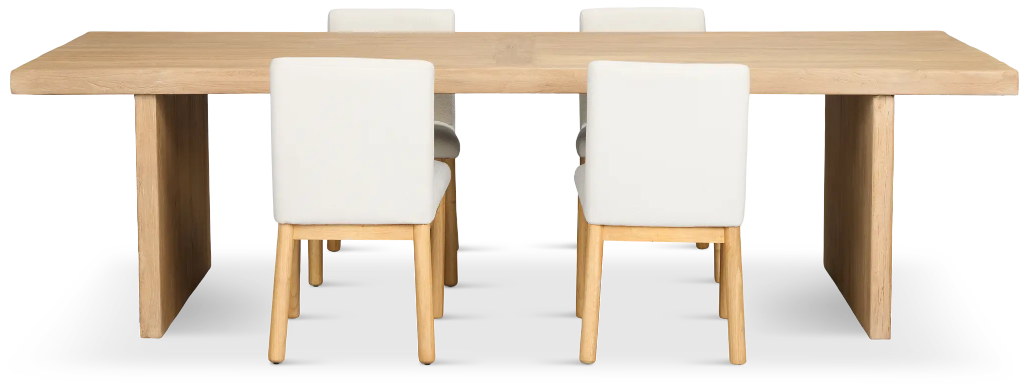 Salida Light Tone Rect Table & 4 Upholstered Chairs Salida Light Tone Rect Table & 4 Upholstered Chairs