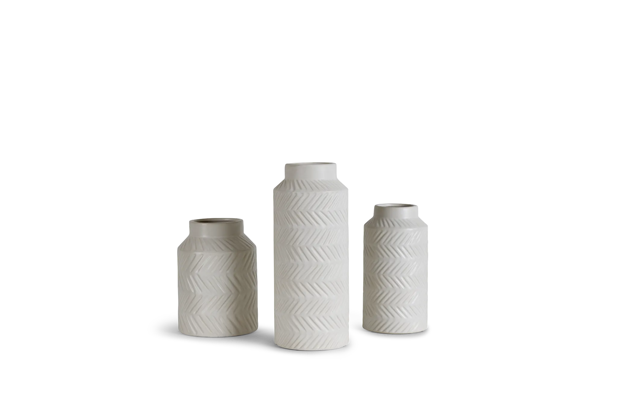 Allie White Large Vase