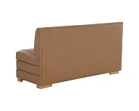 Gayle Brown Upholstered Dining Bench
