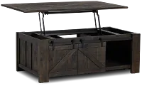 Garrett Dark Tone Castored Lift Coffee Table