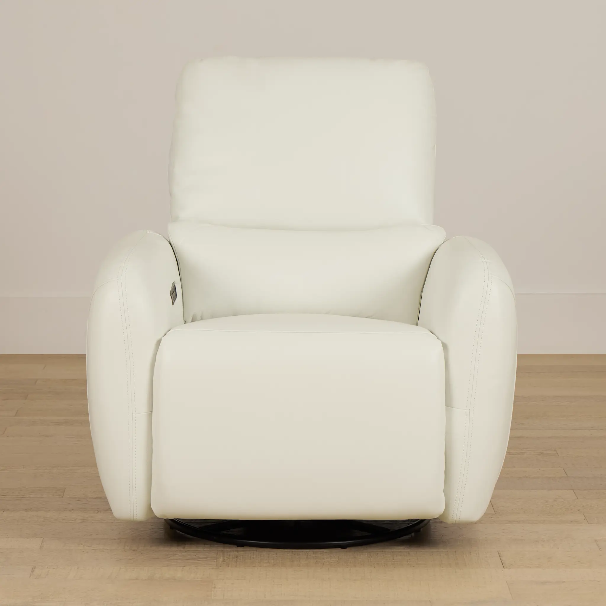 Eve White Lthr/vinyl Power Swivel Glider Recliner Eve White Lthr/vinyl Power Swivel Glider Recliner