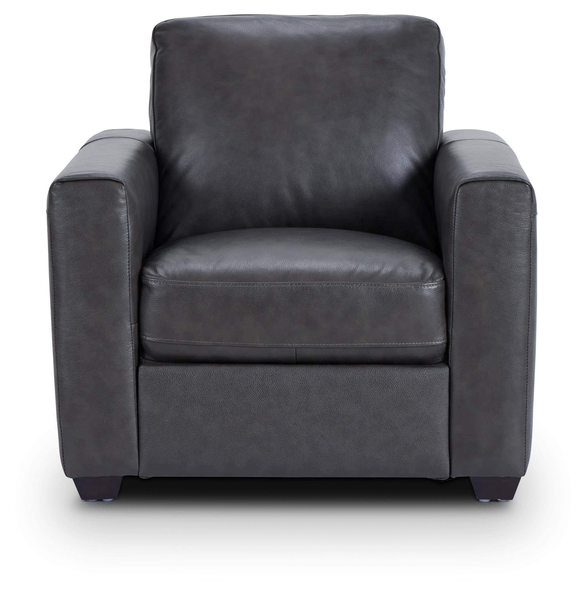 Lane Dark Gray Lthr/vinyl Chair
