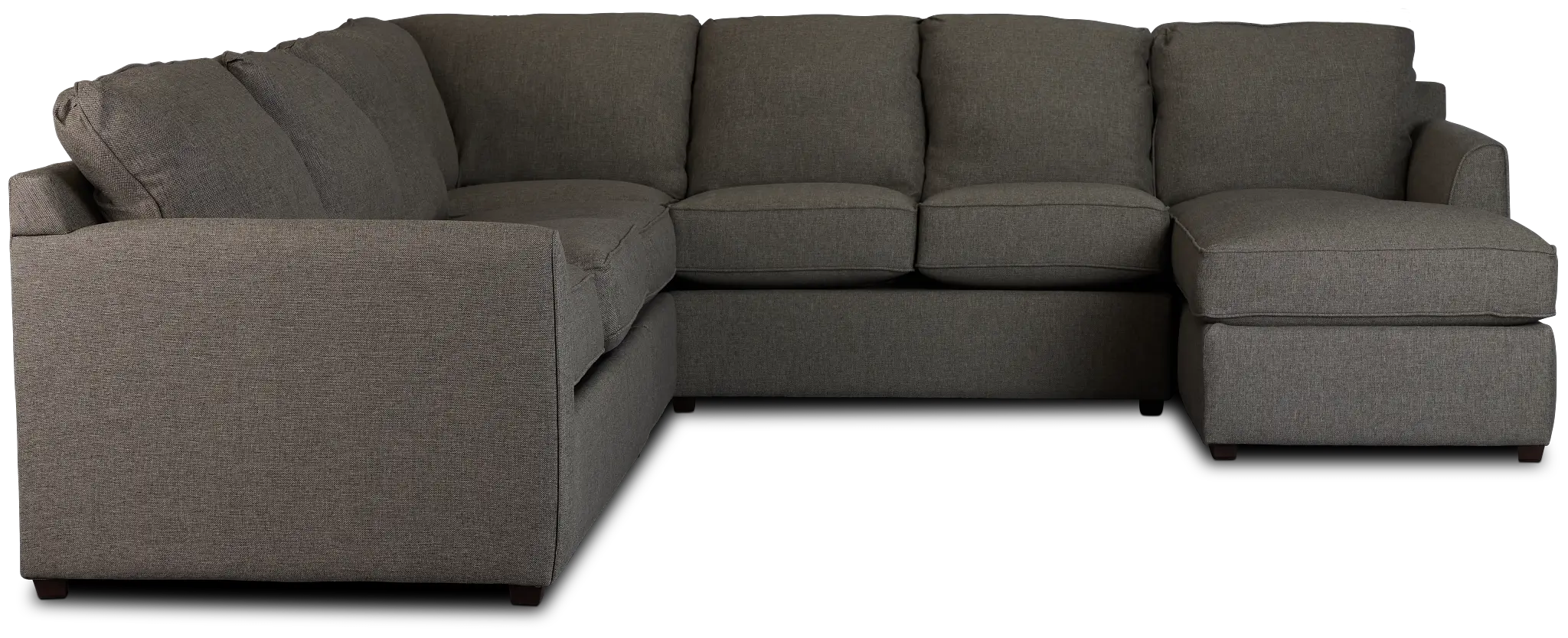 Asheville Brown Fabric Right Chaise Memory Foam Sleeper Sectional Asheville Brown Fabric Right Chaise Memory Foam Sleeper Sectional