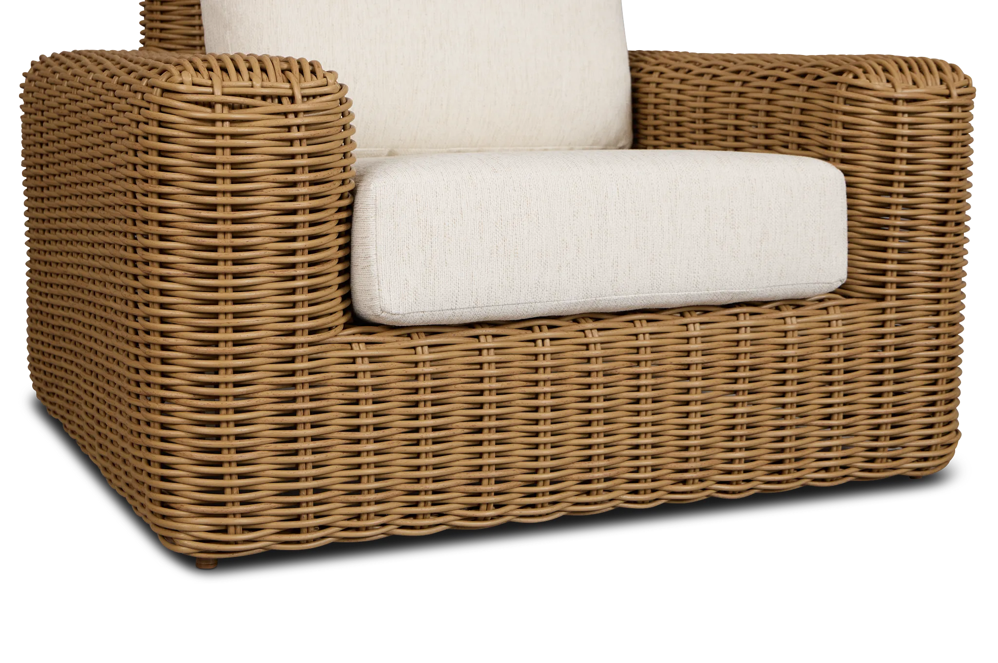 Mallorca Brown Chair With Light Beige Cushions