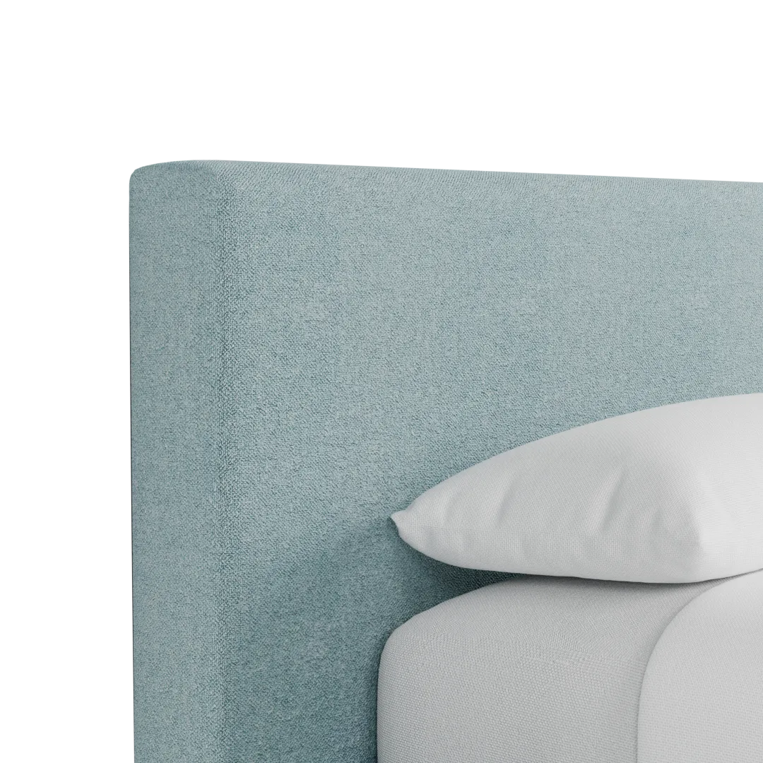 Grayton Elite Light Blue 44" Upholstered Platform Bed