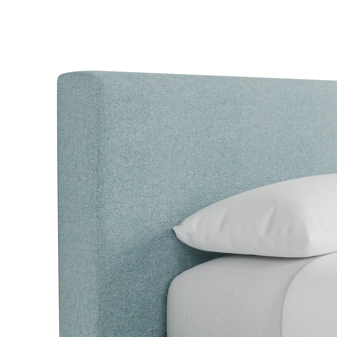 Grayton Elite Light Blue 44" Upholstered Platform Bed Grayton Elite Light Blue 44" Upholstered Platform Bed