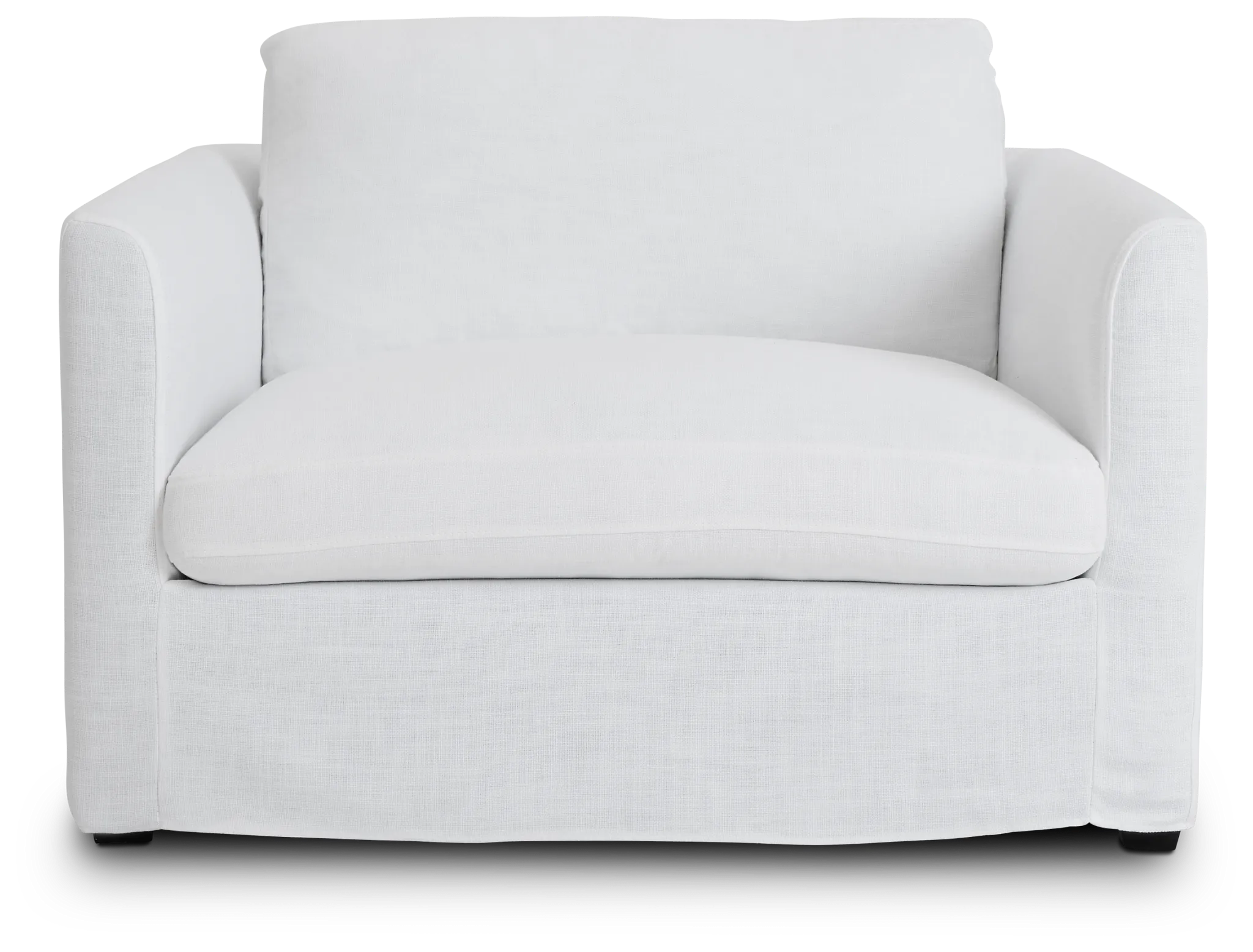 Willow White Fabric Chair