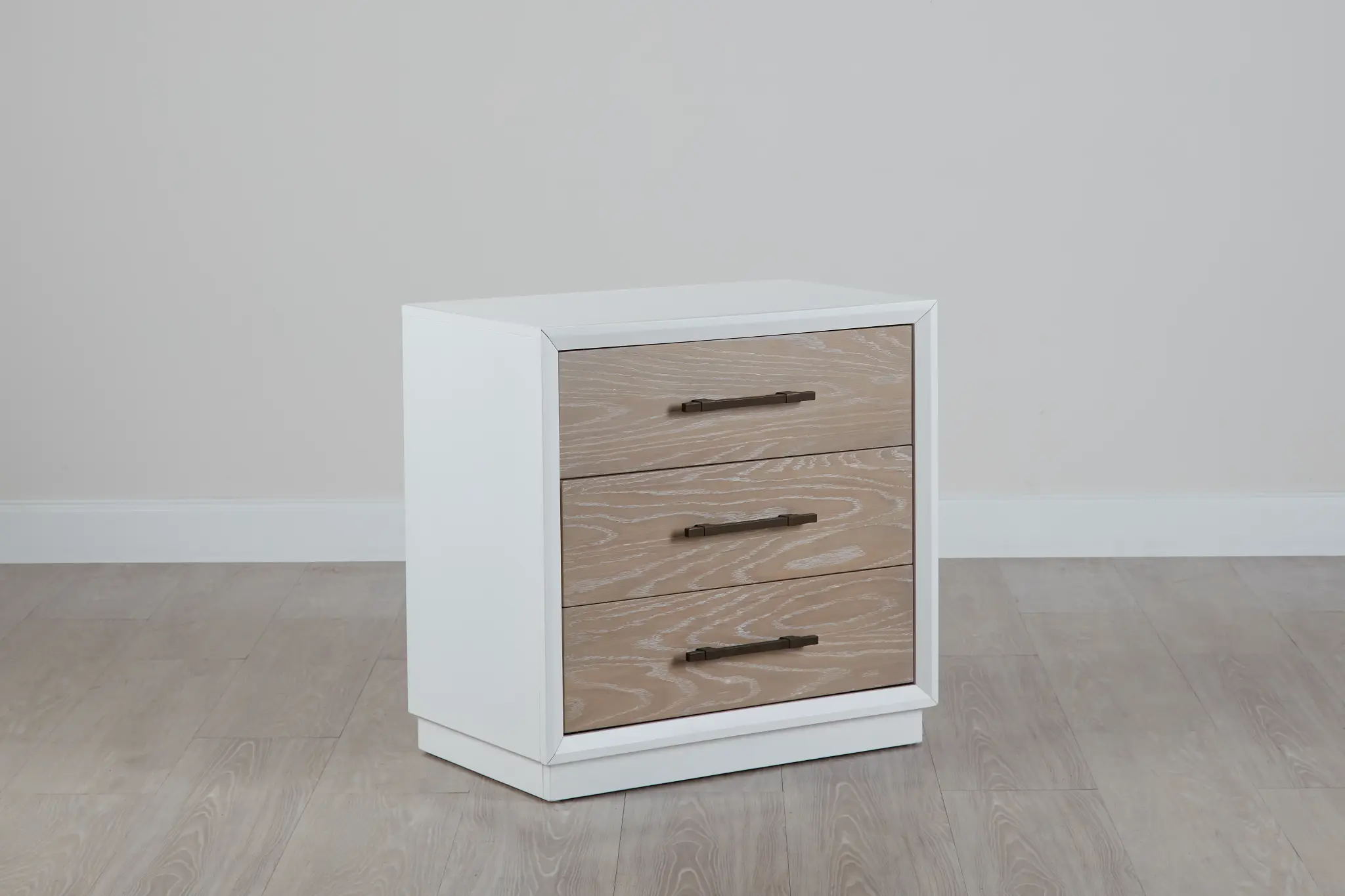 Boca Grande Two-tone 3-drawer Nightstand Boca Grande Two-tone 3-drawer Nightstand